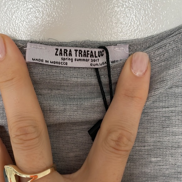 Zara Grey Bodycon Dress - Picture 2 of 4